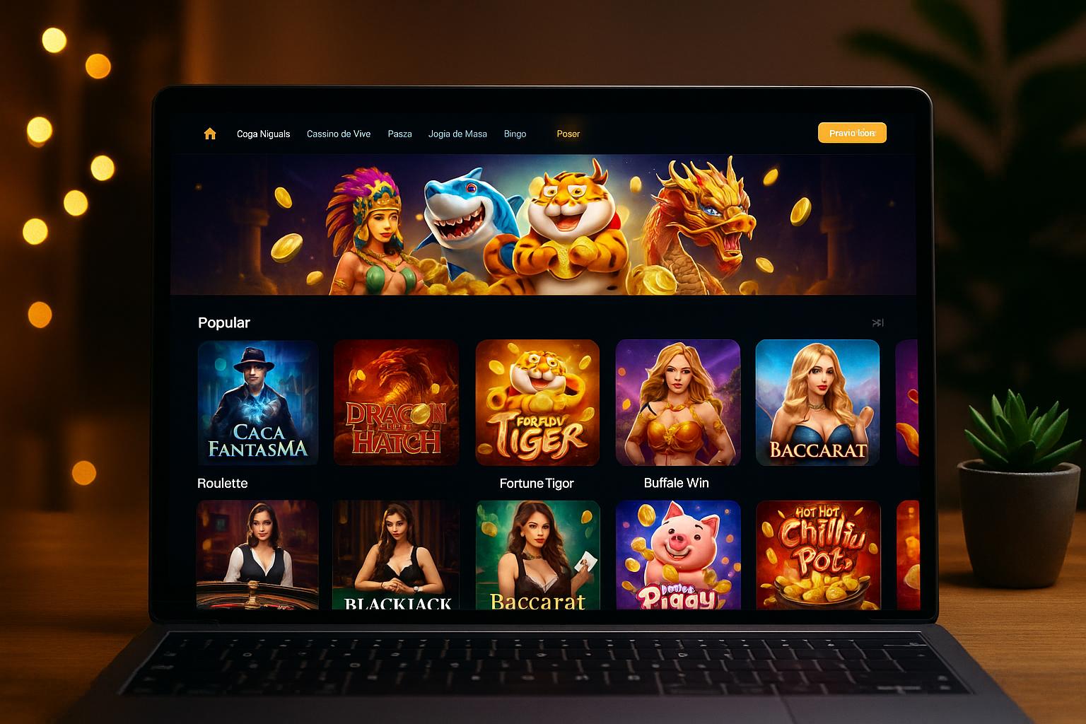 Jogos de cassino online inovadores e emocionantes na CPC777