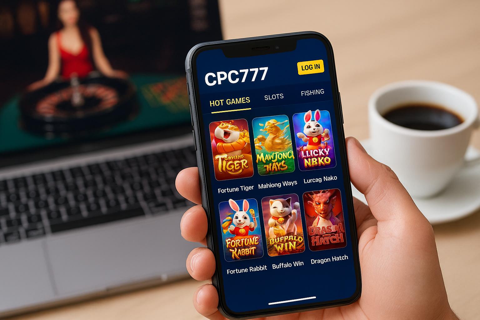 Baixar o CPC777 Cassino App