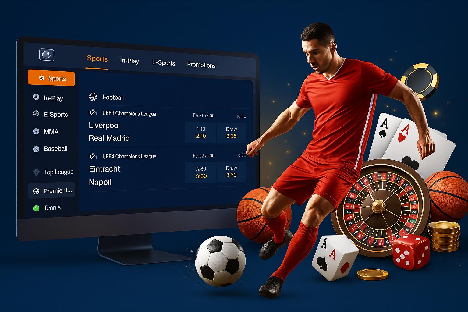 Aposte em apostas esportivas no cassino online CPC777