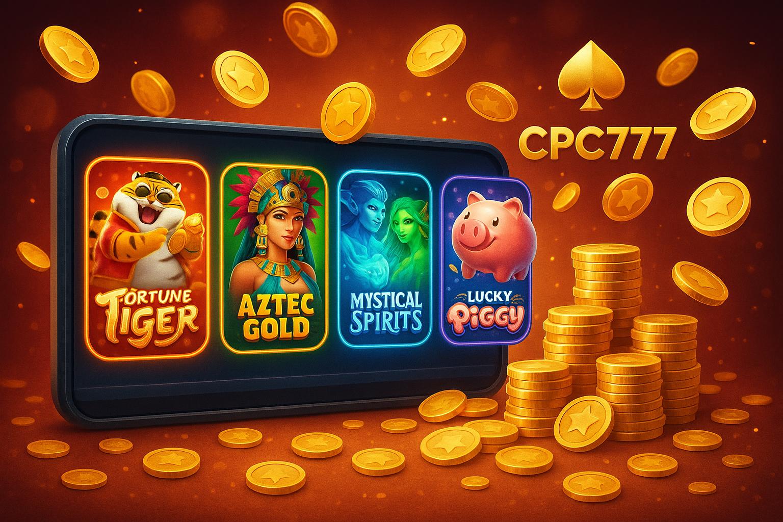 Explore o mundo das slot machines no CPC777 Casino